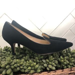 L.K. Bennett black suede pumps Sz37